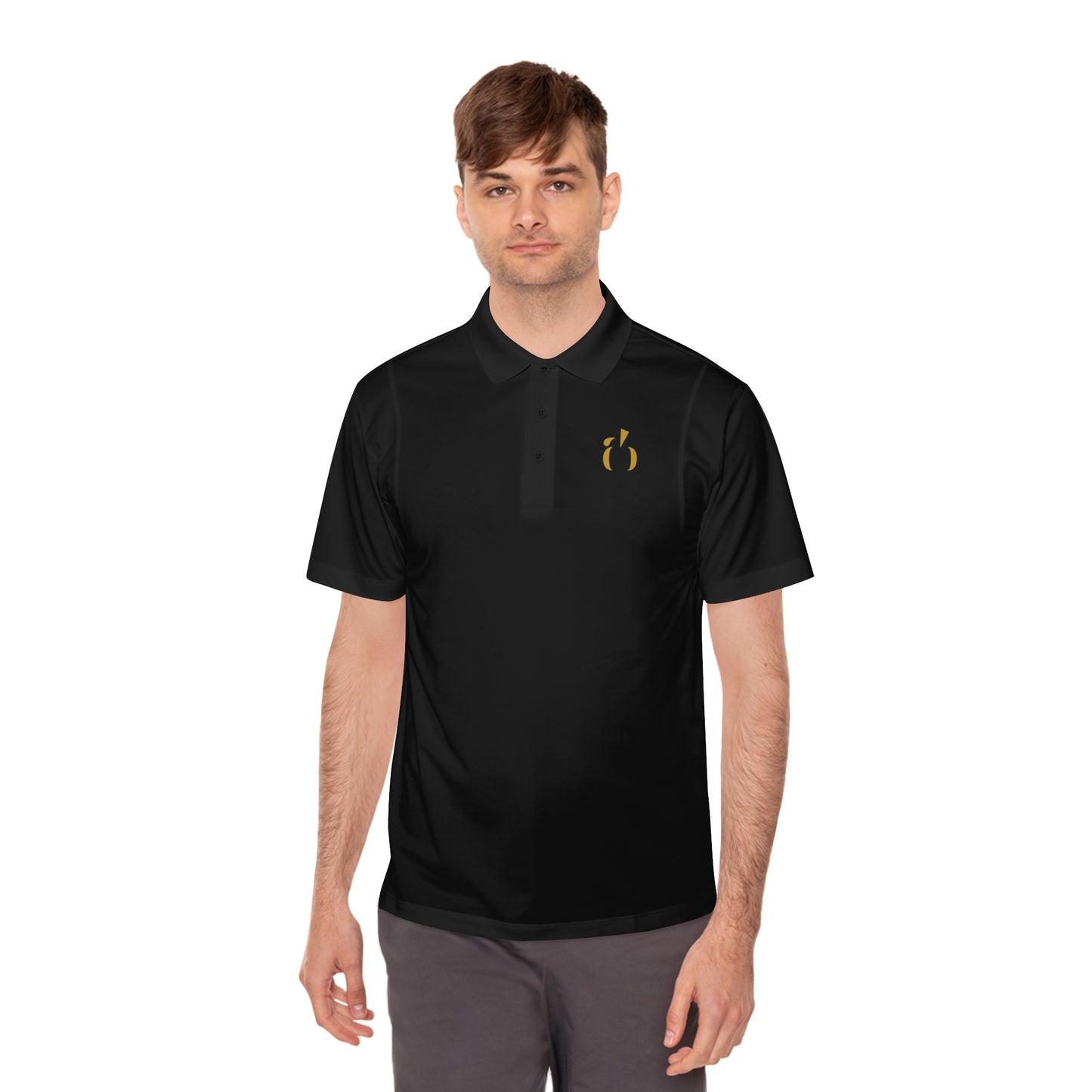 Abundance Builders Gold Logo Polo — Built for Leaders Who Move With Purpose (Personalizable)
