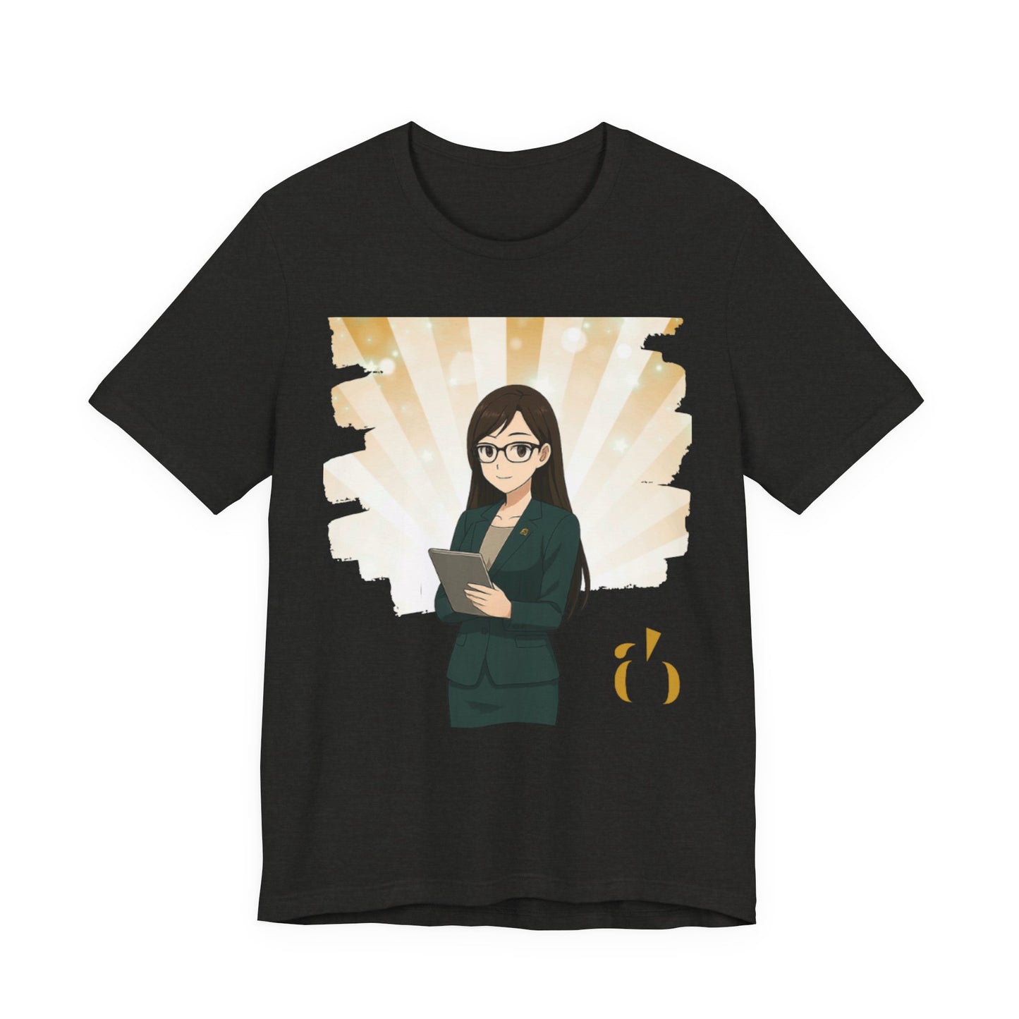 Abundance Builders Monogram Tee Featuring “Faith,” Our Financial Anime Teammate