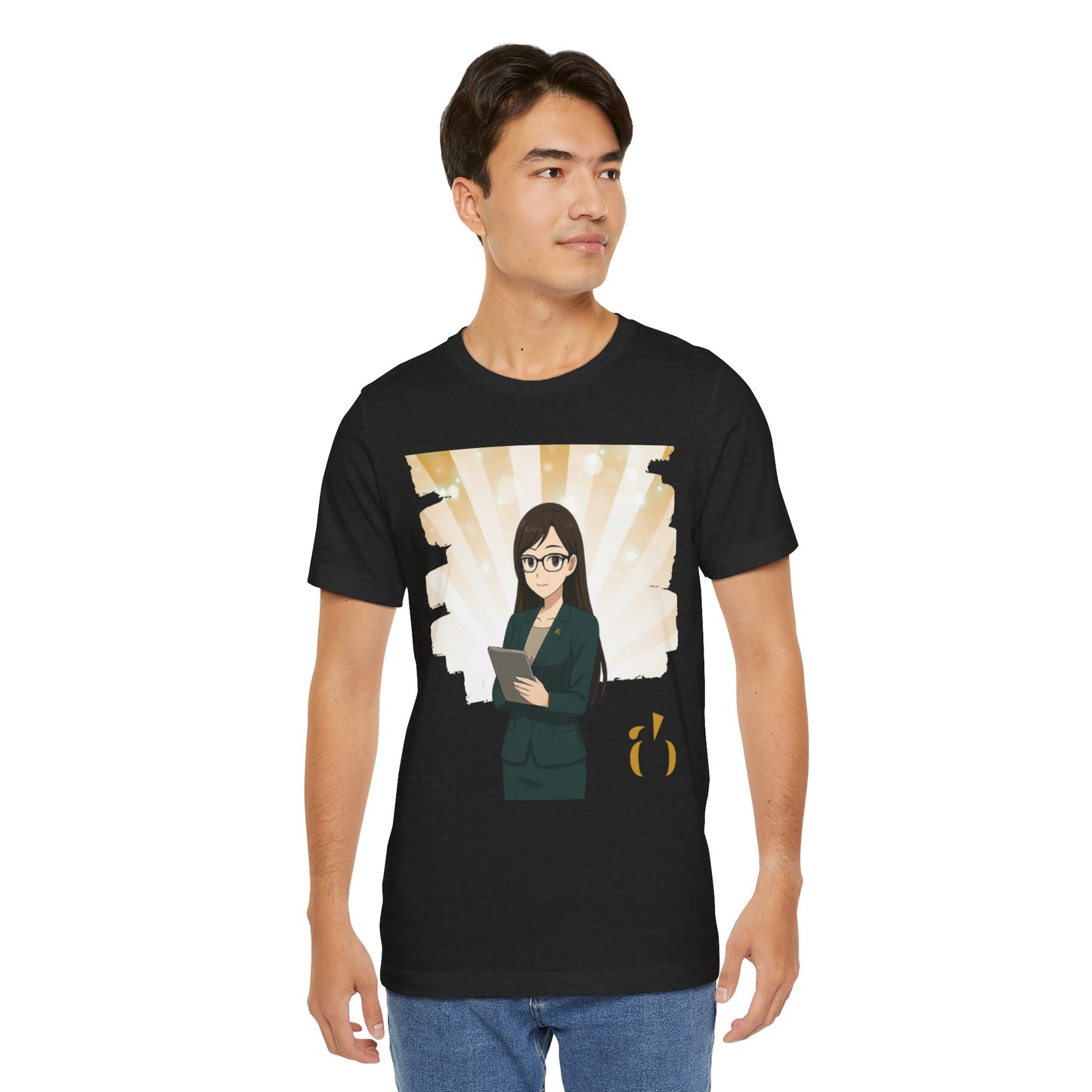 Abundance Builders Monogram Tee Featuring “Faith,” Our Financial Anime Teammate
