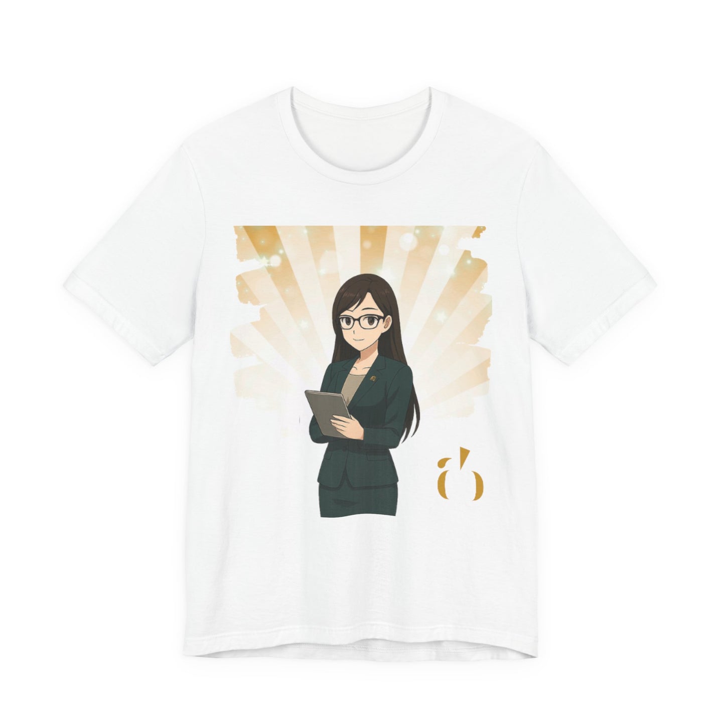 Abundance Builders Monogram Tee Featuring “Faith,” Our Financial Anime Teammate