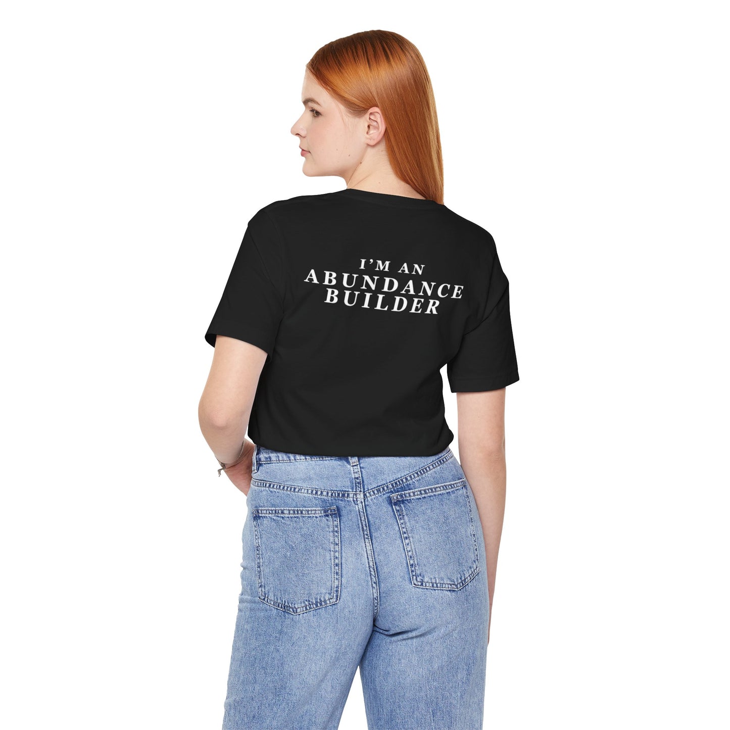 Abundance Builders Tee "I'm An Abundance Builder" Inspirational T‑Shirt