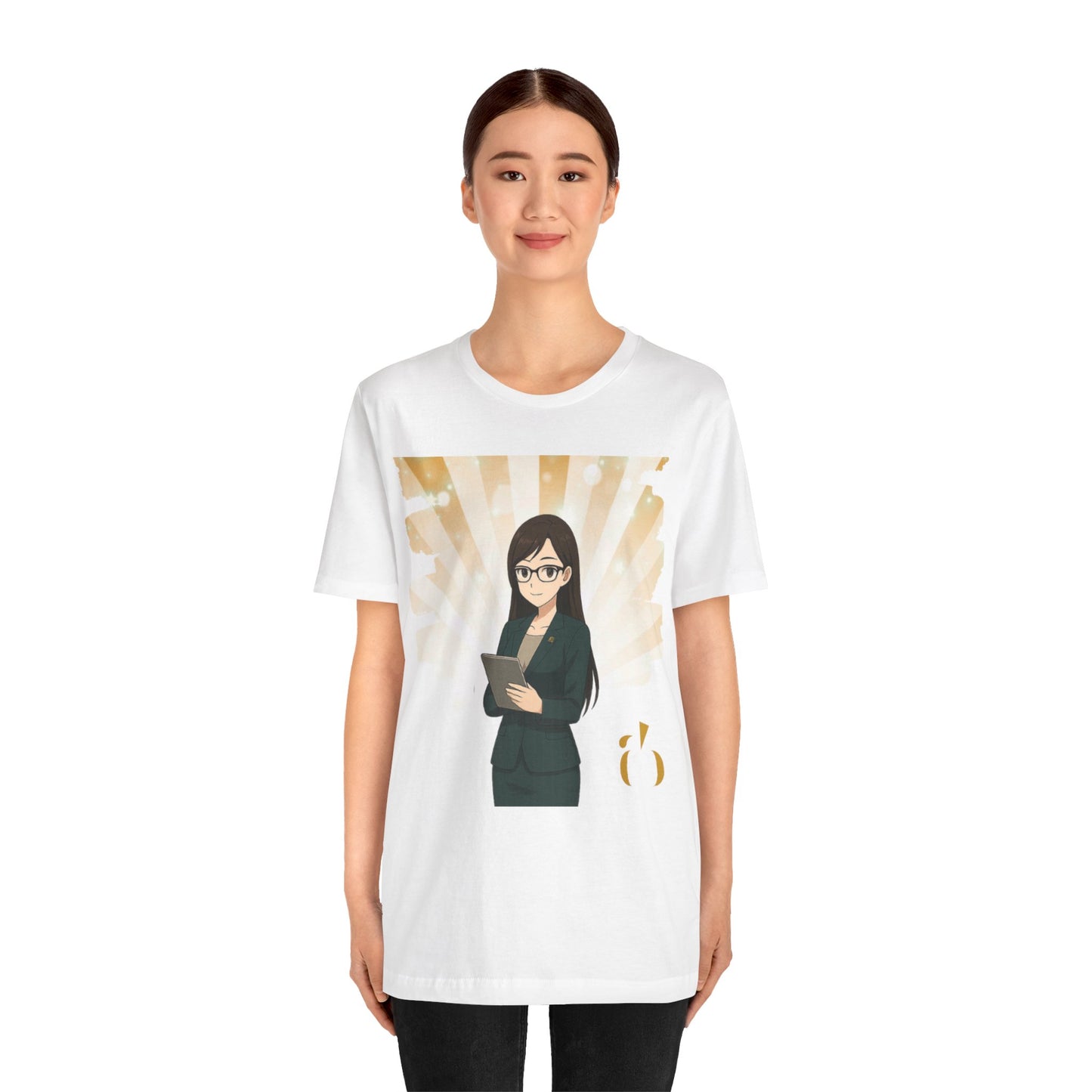 Abundance Builders Monogram Tee Featuring “Faith,” Our Financial Anime Teammate