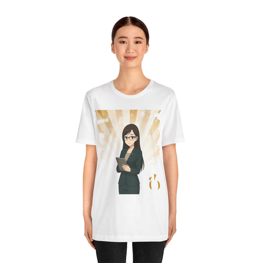 Abundance Builders Monogram Tee Featuring “Faith,” Our Financial Anime Teammate