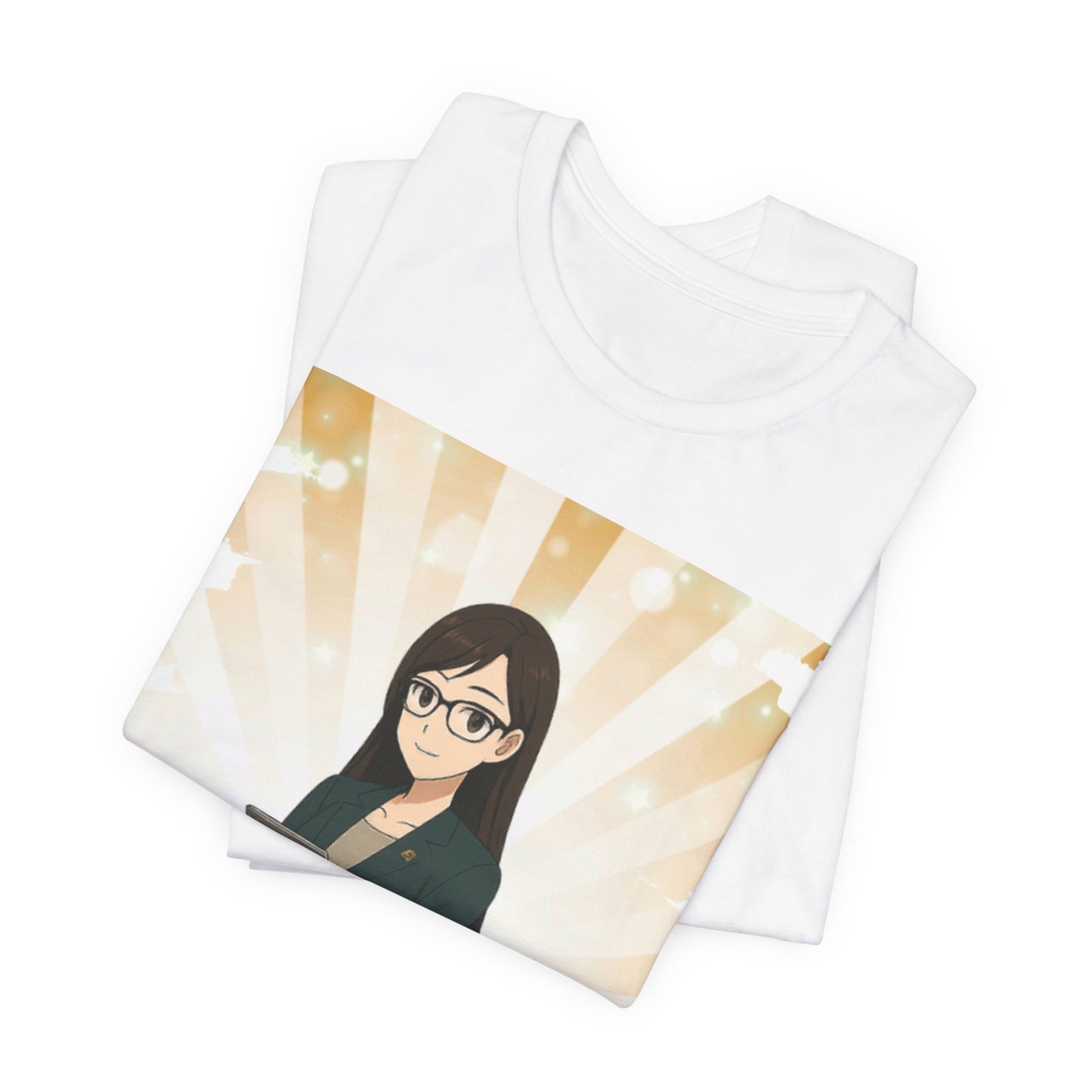 Abundance Builders Monogram Tee Featuring “Faith,” Our Financial Anime Teammate
