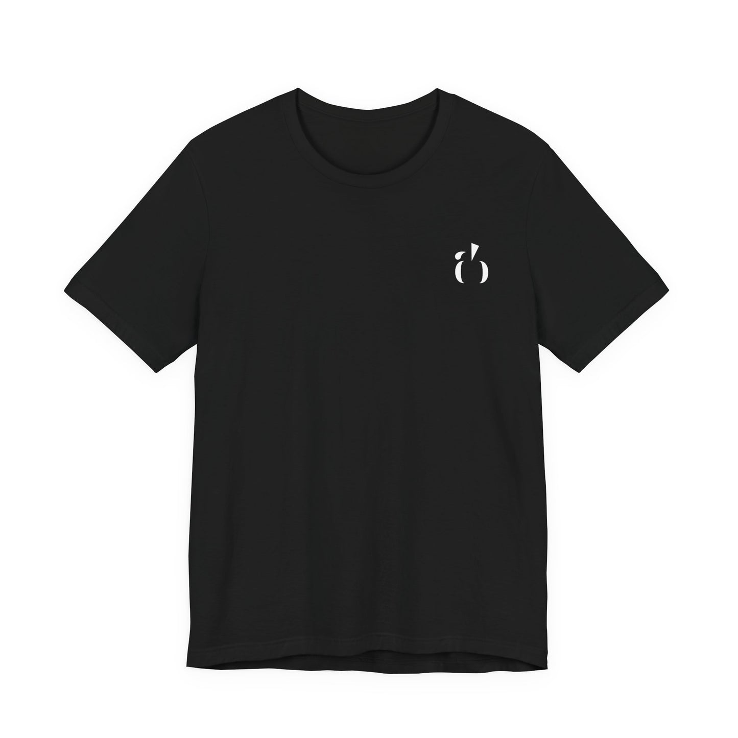 Abundance Builders Monogram Short Sleeve T-shirt. Minimal design. Maximum intention.