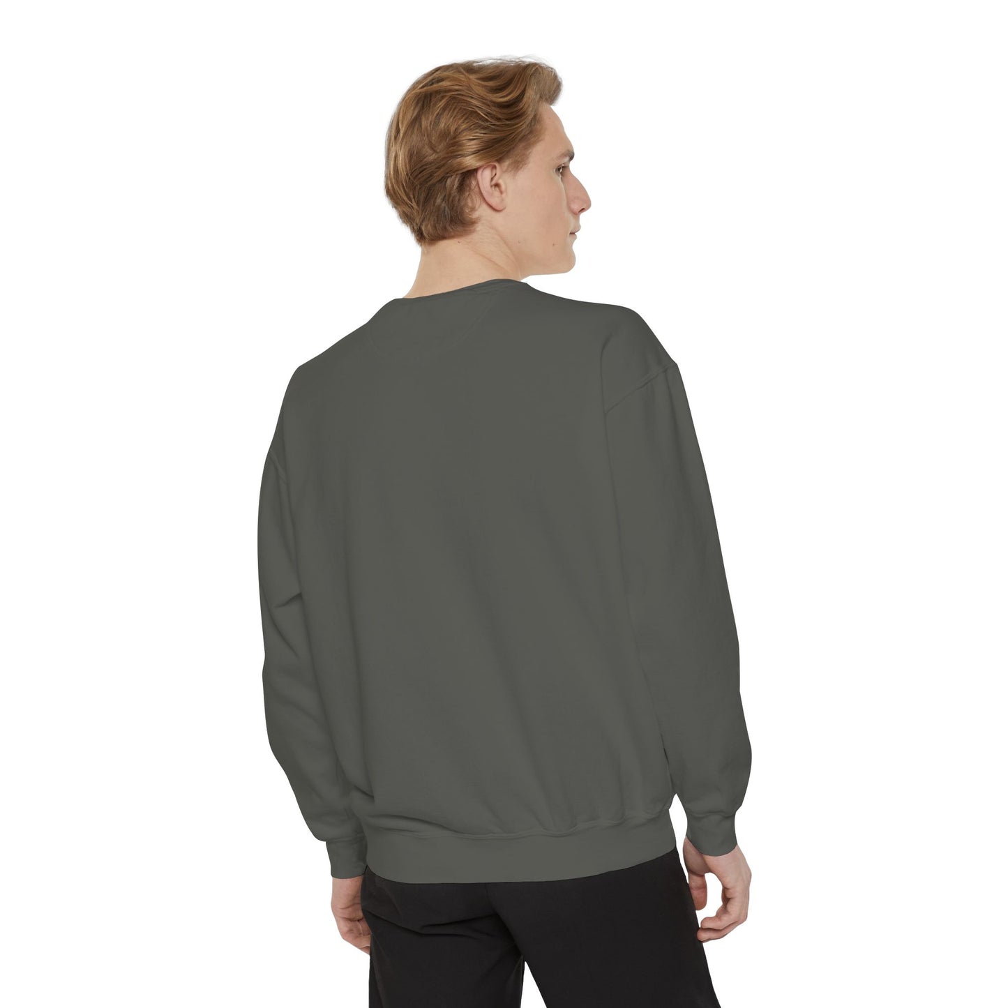 Abundance Builders Gold Emblem Crewneck — Clean. Calm. Iconic. (Personalizable)