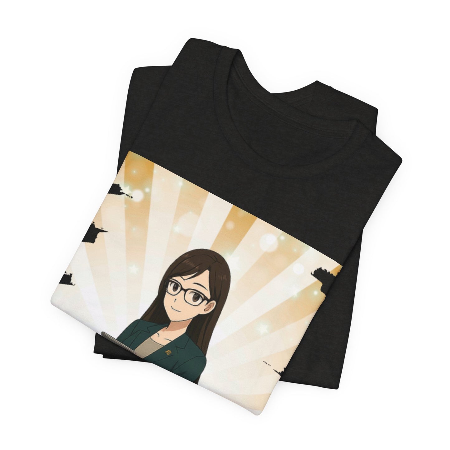 Abundance Builders Monogram Tee Featuring “Faith,” Our Financial Anime Teammate