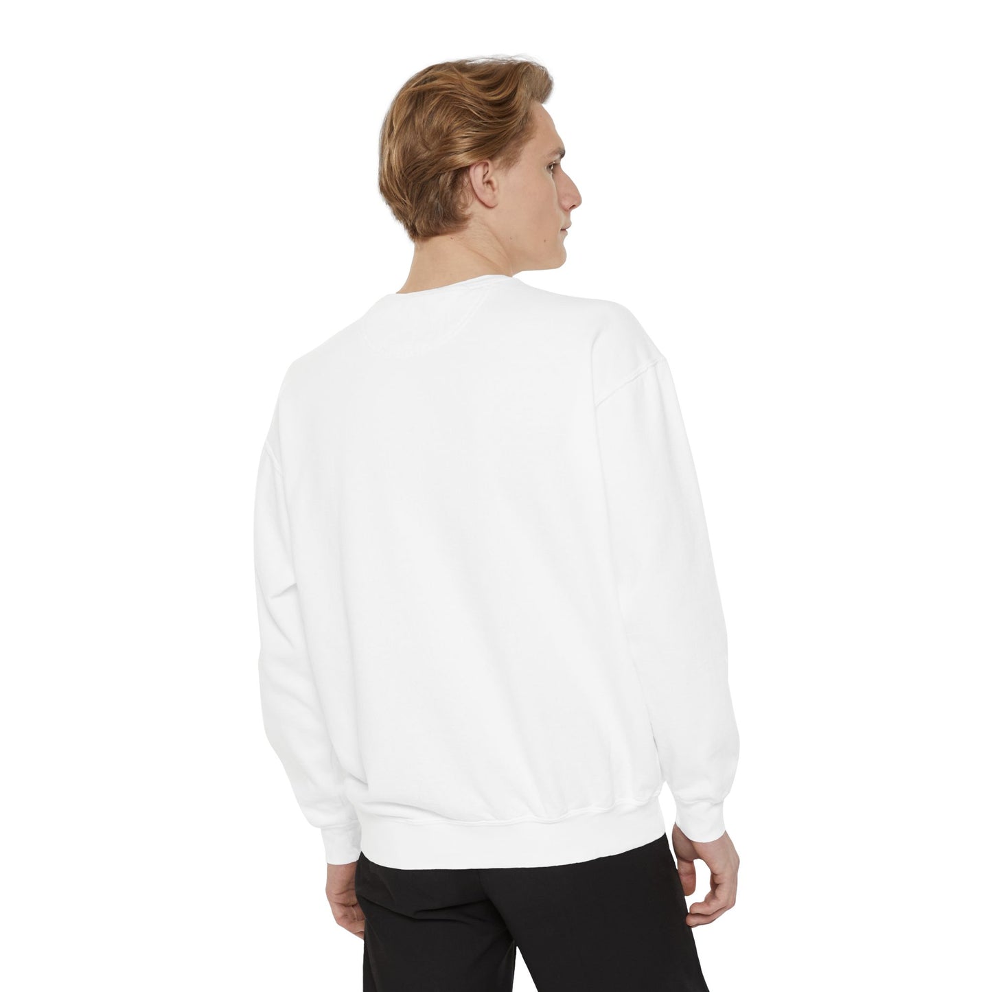 Abundance Builders Gold Emblem Crewneck — Clean. Calm. Iconic. (Personalizable)