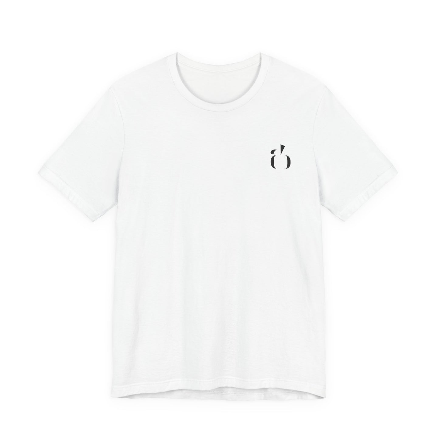 Abundance Builders Monogram Short Sleeve T-shirt. Minimal design. Maximum intention.