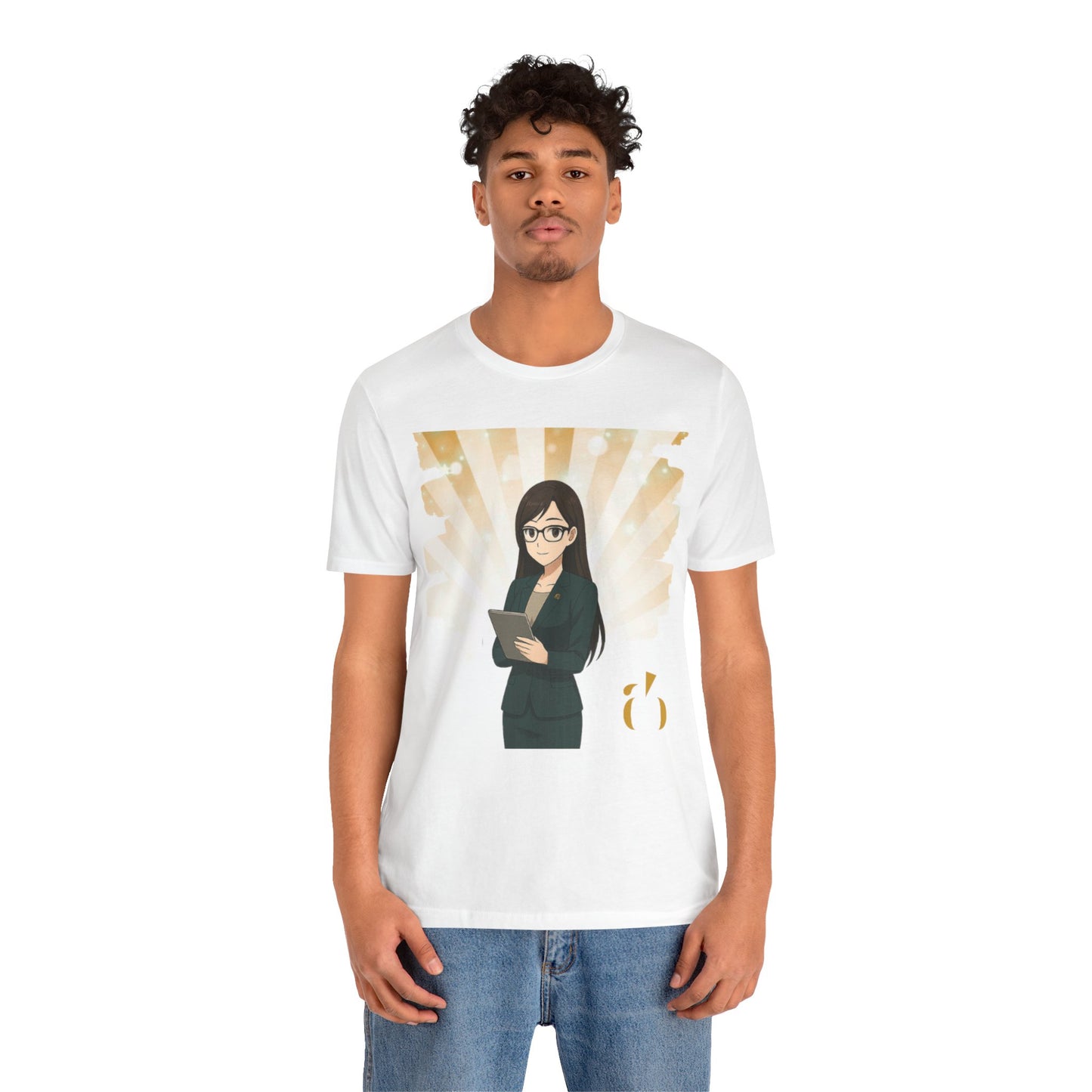 Abundance Builders Monogram Tee Featuring “Faith,” Our Financial Anime Teammate
