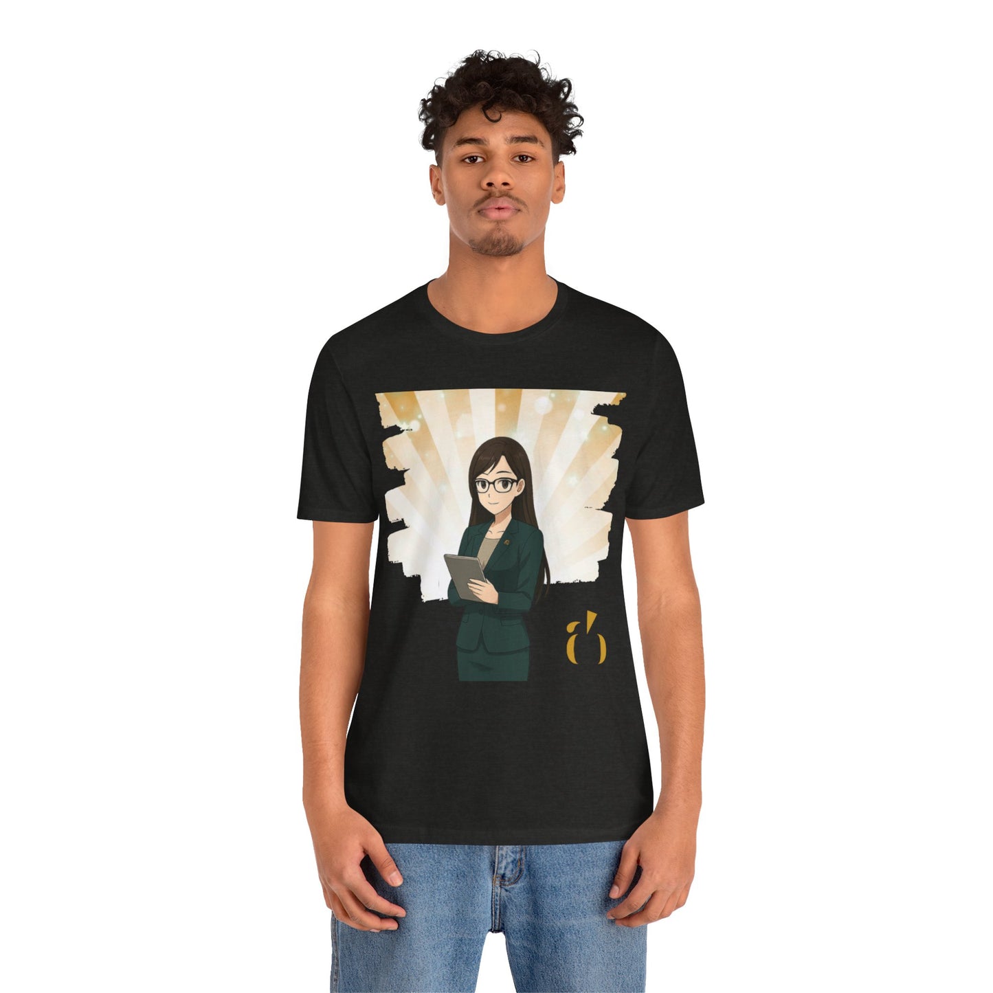 Abundance Builders Monogram Tee Featuring “Faith,” Our Financial Anime Teammate
