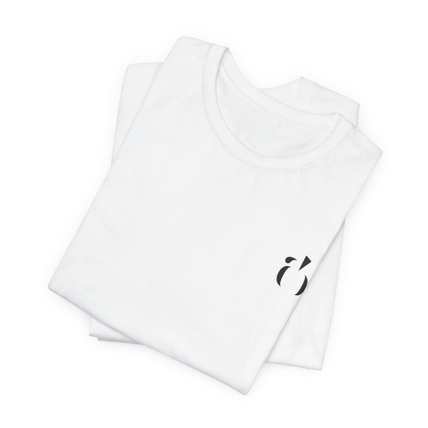 Abundance Builders Monogram Short Sleeve T-shirt. Minimal design. Maximum intention.