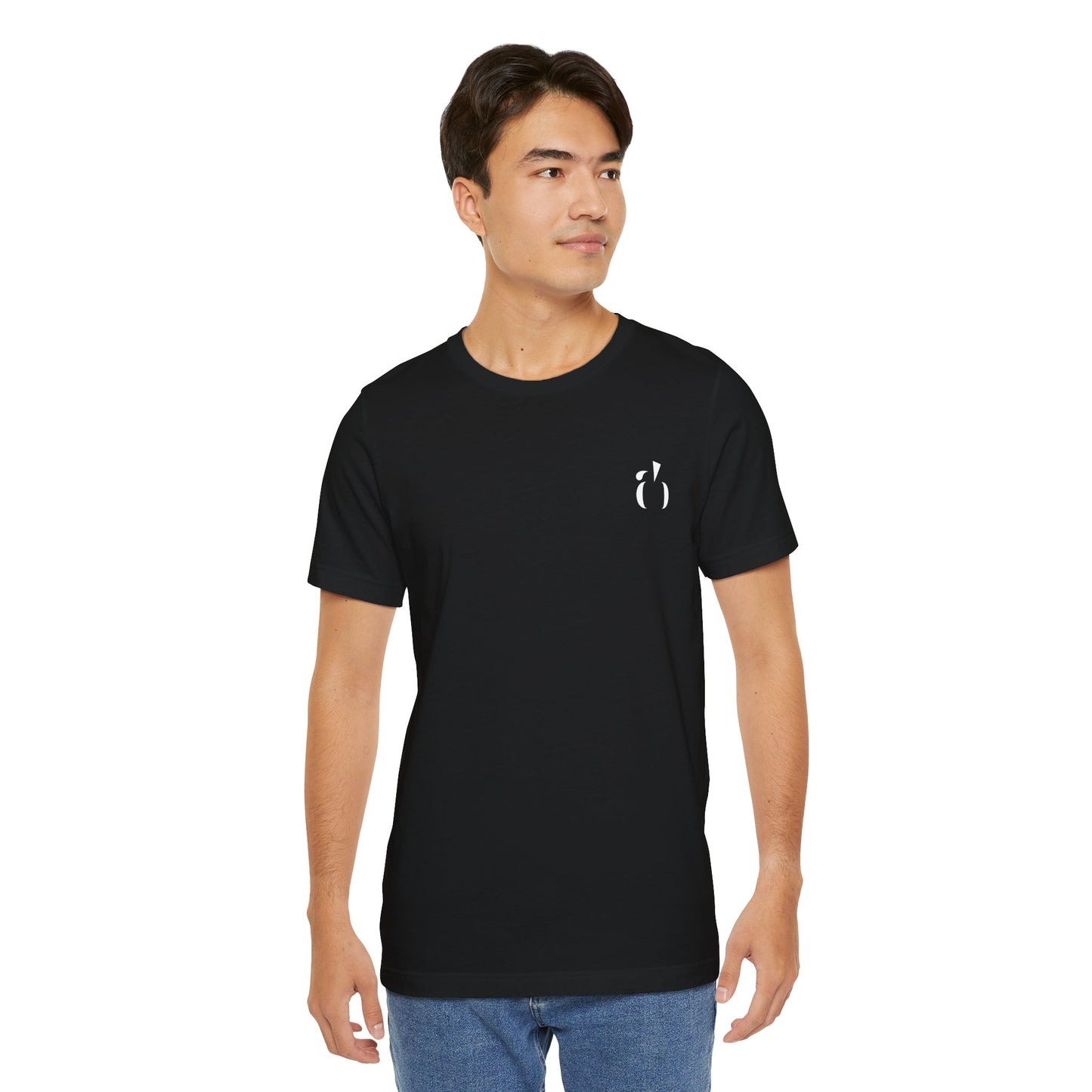 Abundance Builders Monogram Short Sleeve T-shirt. Minimal design. Maximum intention.