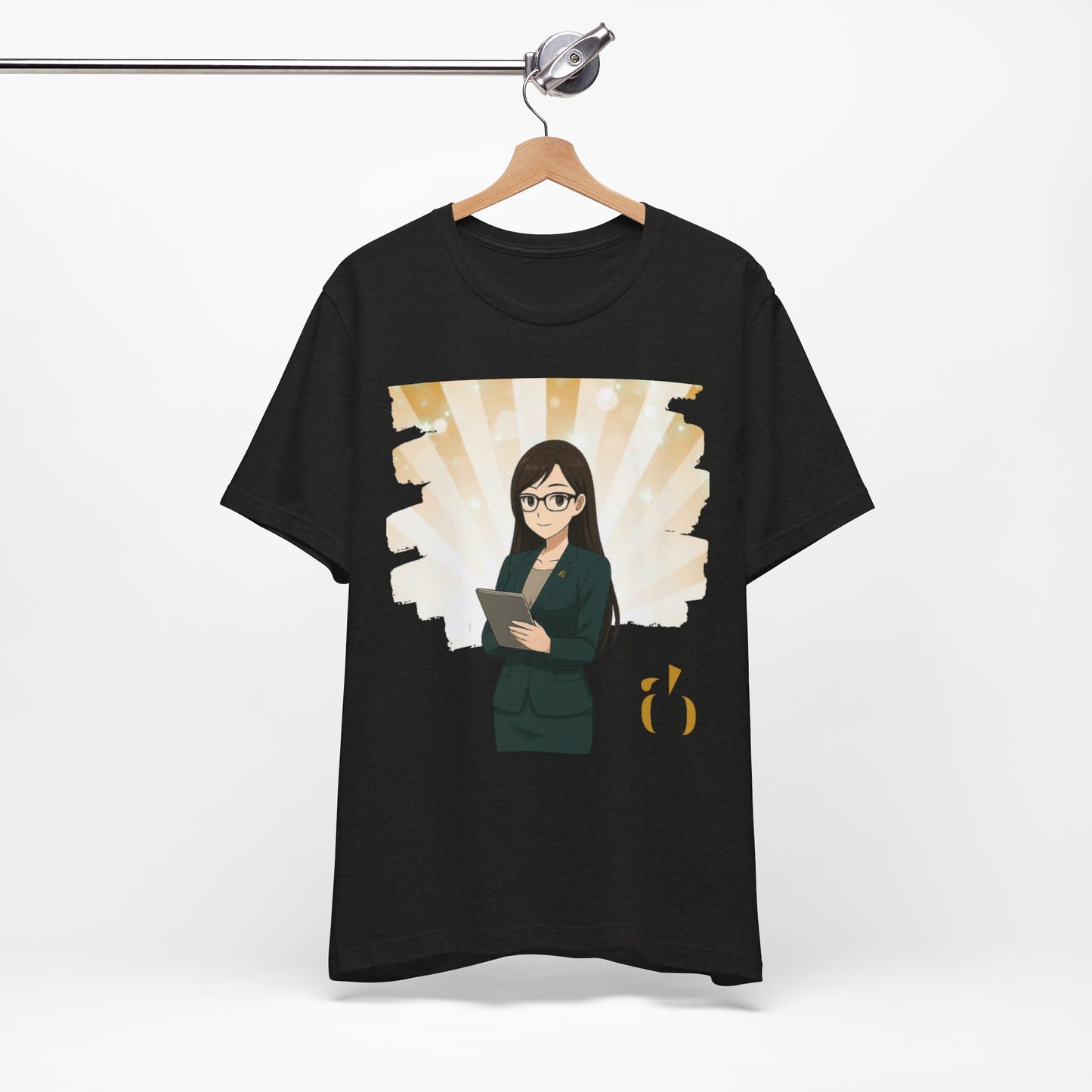 Abundance Builders Monogram Tee Featuring “Faith,” Our Financial Anime Teammate