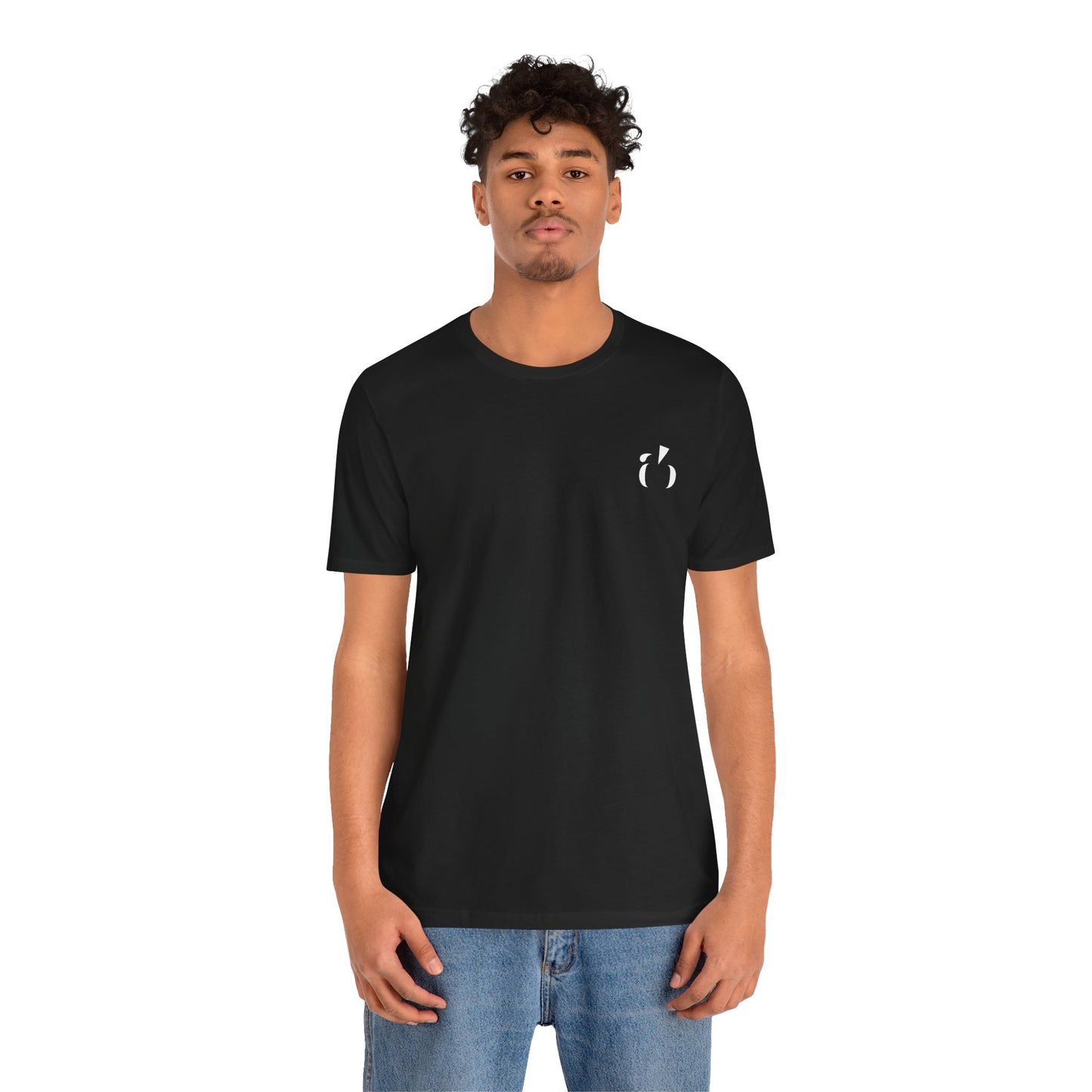 Abundance Builders Monogram Short Sleeve T-shirt. Minimal design. Maximum intention.