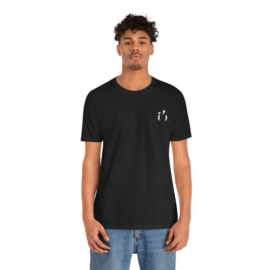 Abundance Builders Monogram Short Sleeve T-shirt. Minimal design. Maximum intention.
