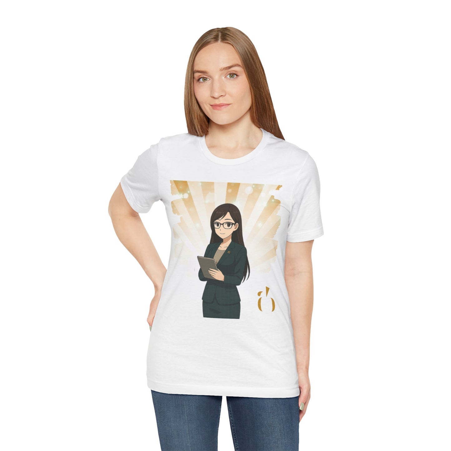 Abundance Builders Monogram Tee Featuring “Faith,” Our Financial Anime Teammate