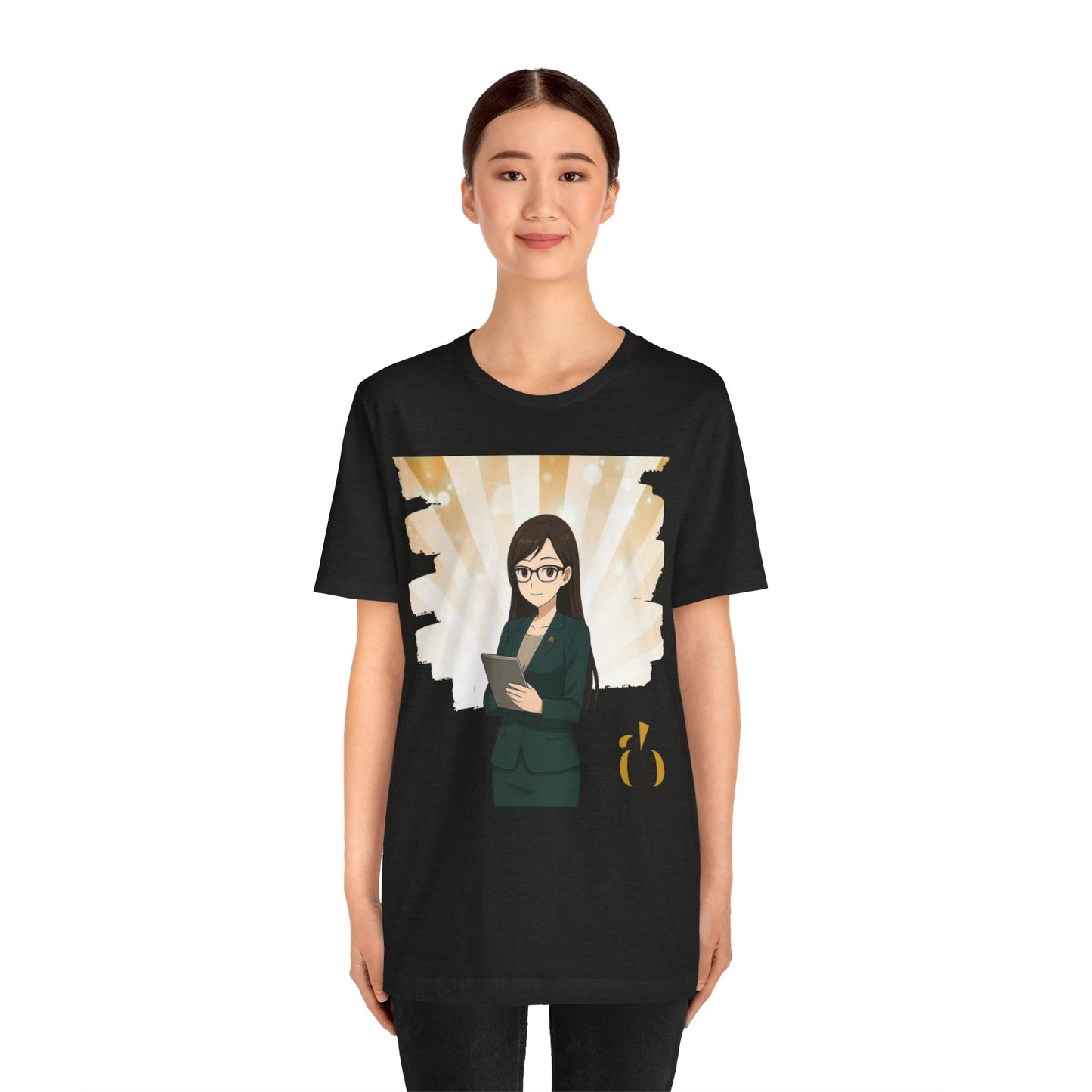 Abundance Builders Monogram Tee Featuring “Faith,” Our Financial Anime Teammate
