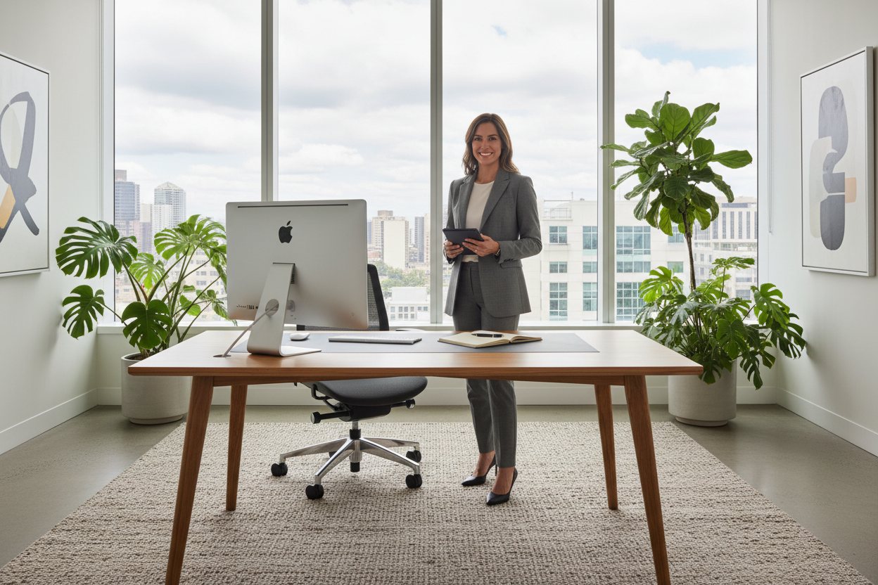 use file 17453592878057029532_2048 to show the model in an office